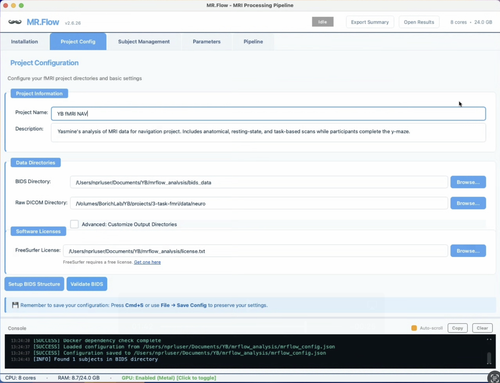 MR.Flow Project Configuration