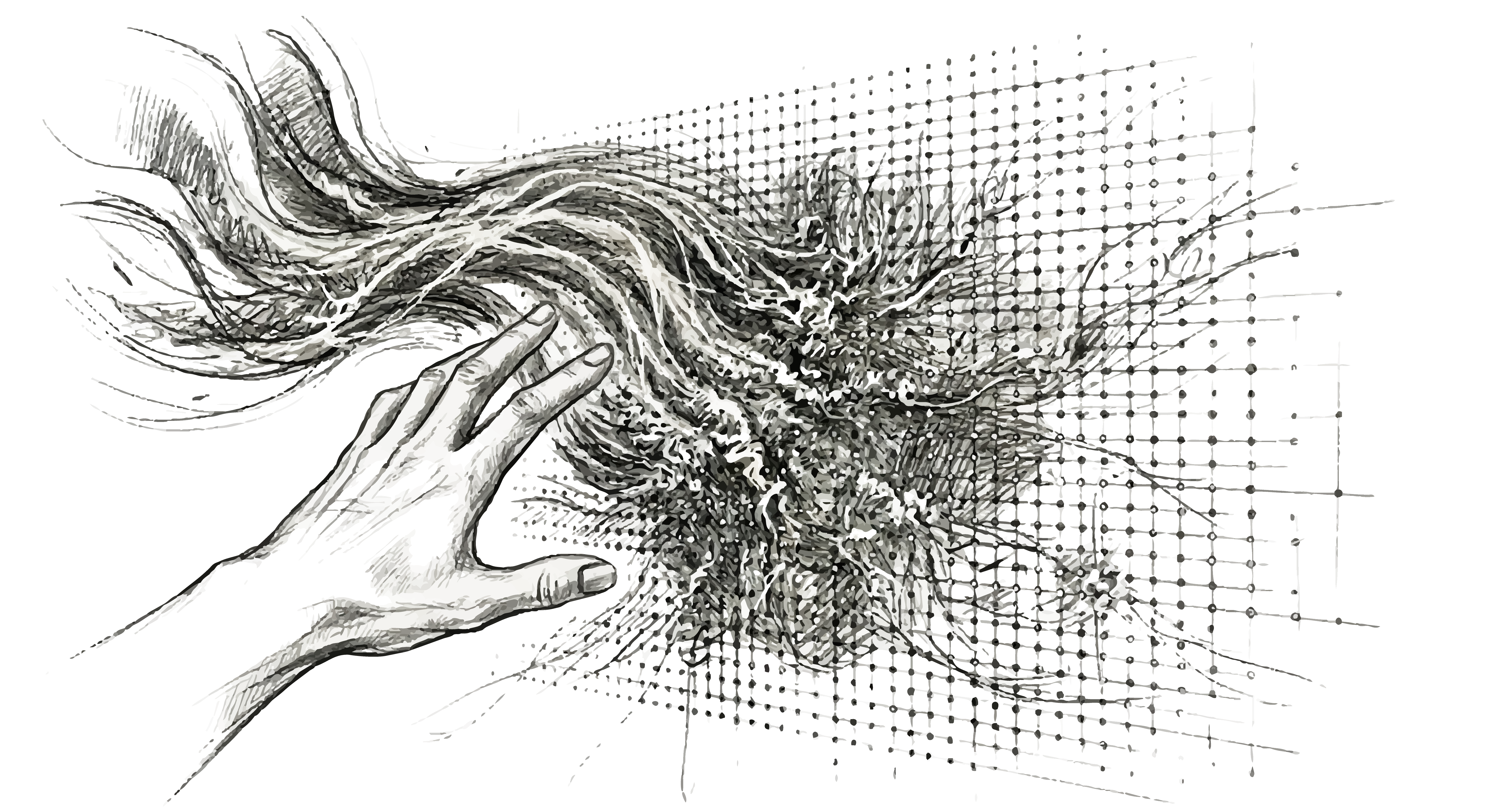 Neural signals flowing into a computational grid